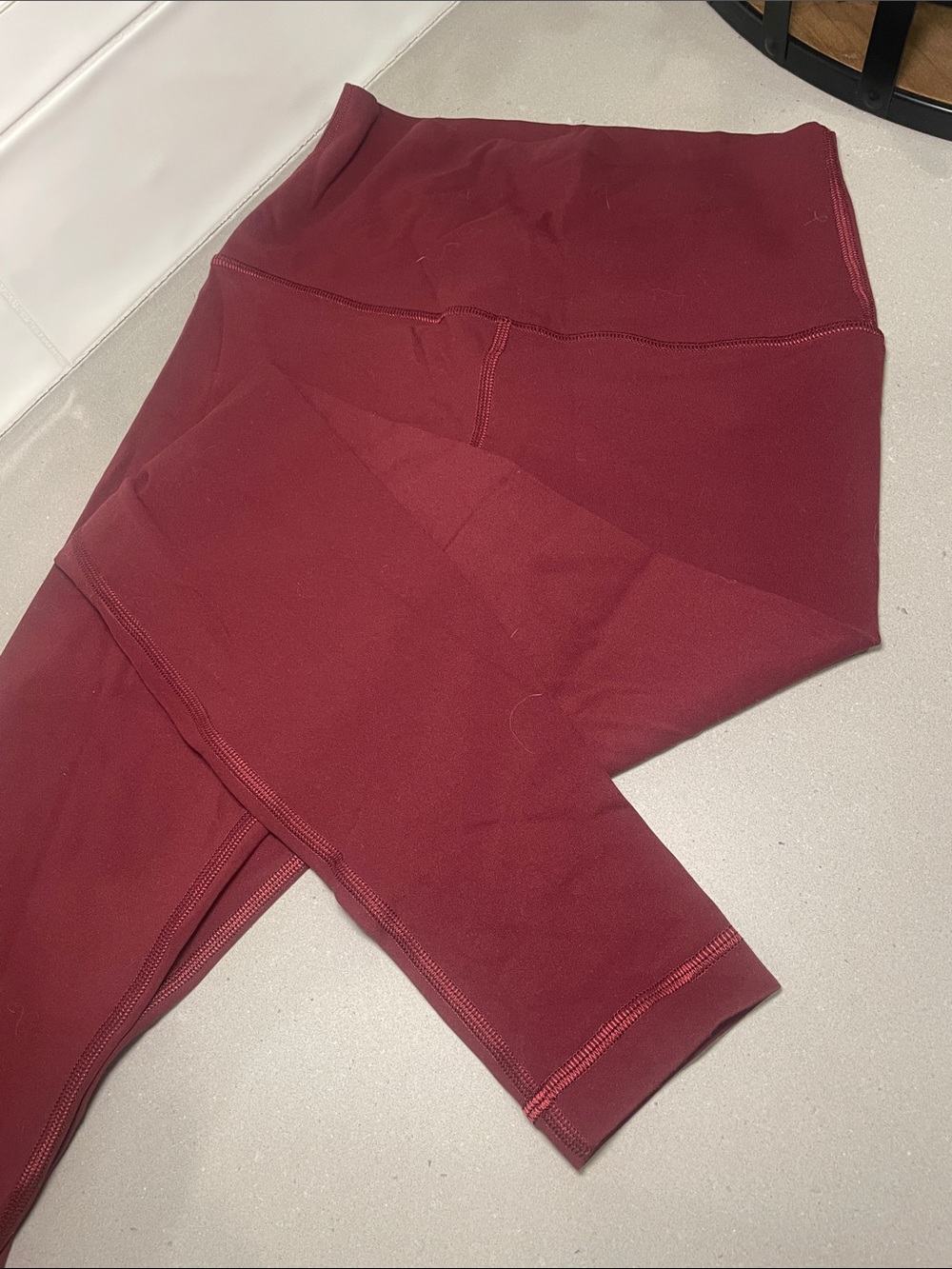 lululemon athletica Burgundy High-Rise Leggings